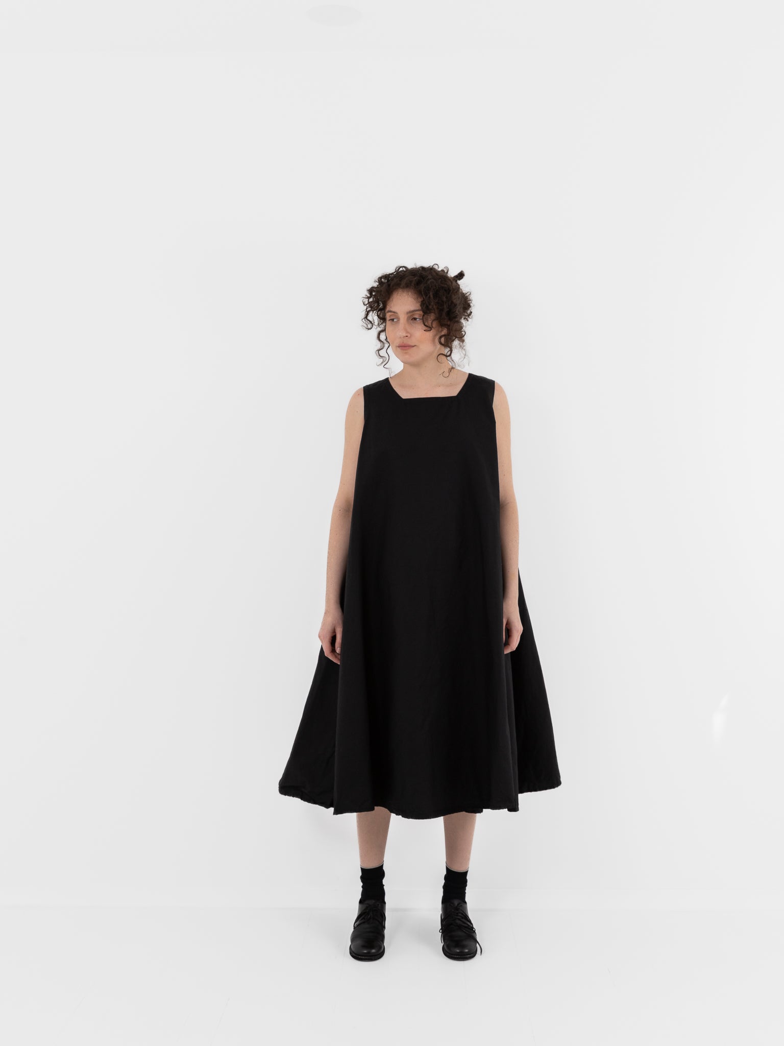 Ricorrrobe P Dress in Onyx - RICORRROBE at Worthwhile - shop DRESS