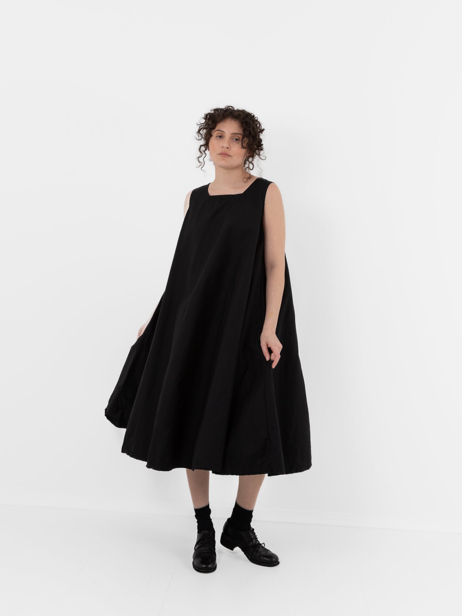 Ricorrrobe P Dress in Onyx - RICORRROBE at Worthwhile - shop DRESS