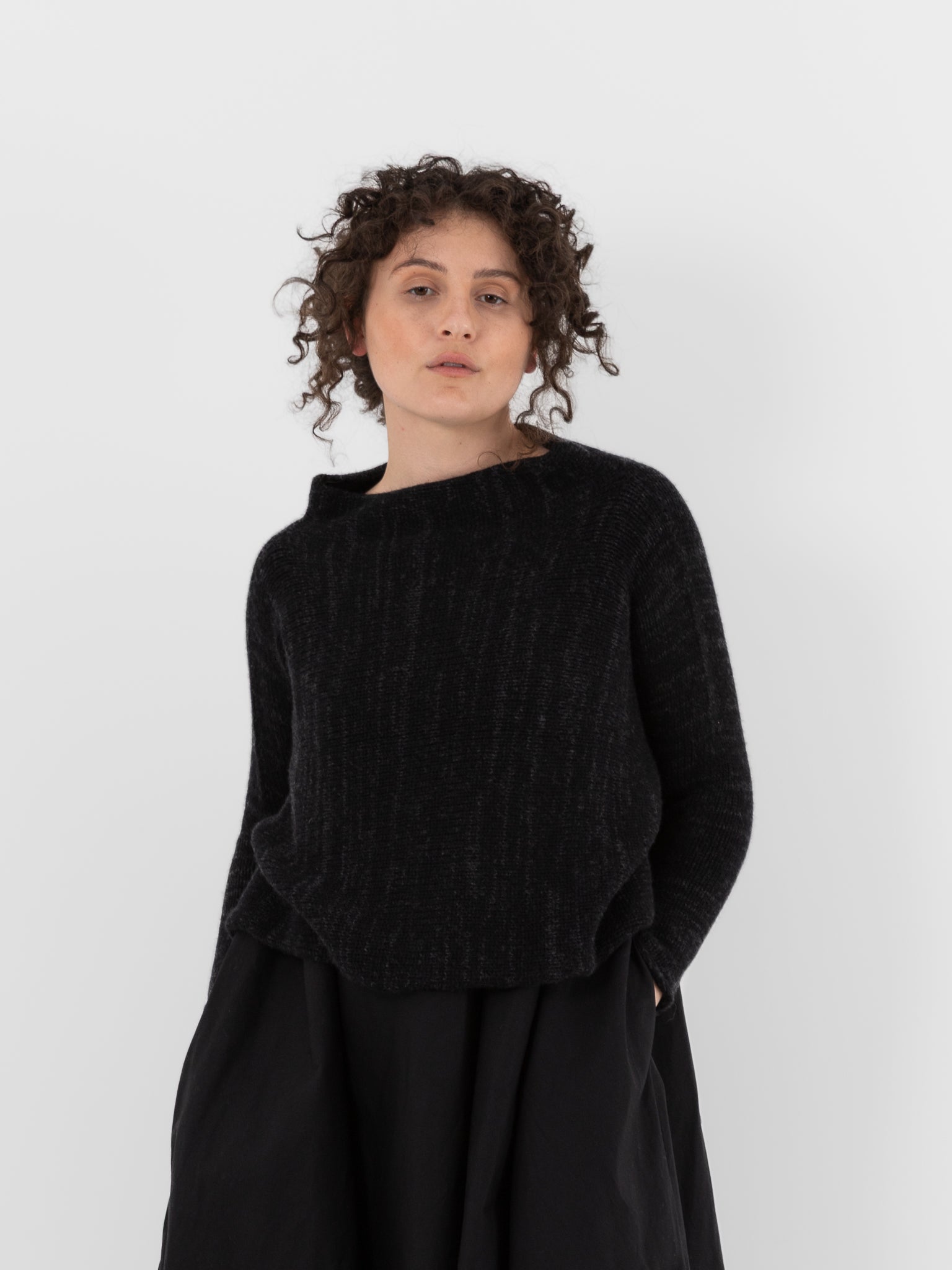 Ricorrrobe Hazel Sweater in Charcoal - RICORRROBE at Worthwhile - shop SWEATER