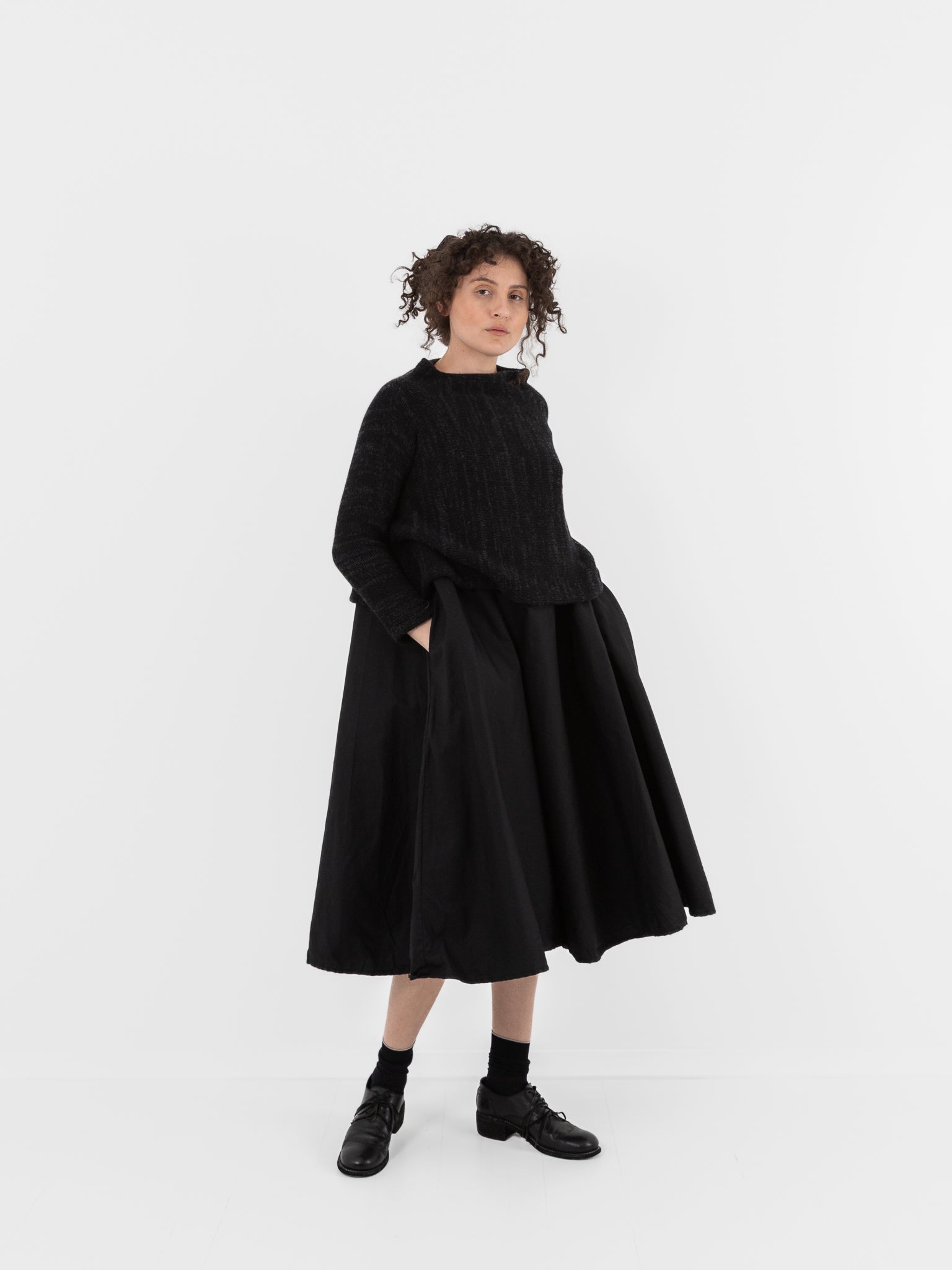 Ricorrrobe Hazel Sweater in Charcoal - RICORRROBE at Worthwhile - shop SWEATER