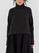 Ricorrrobe Juniper Sweater in Charcoal - RICORRROBE at Worthwhile - shop CARDIGAN