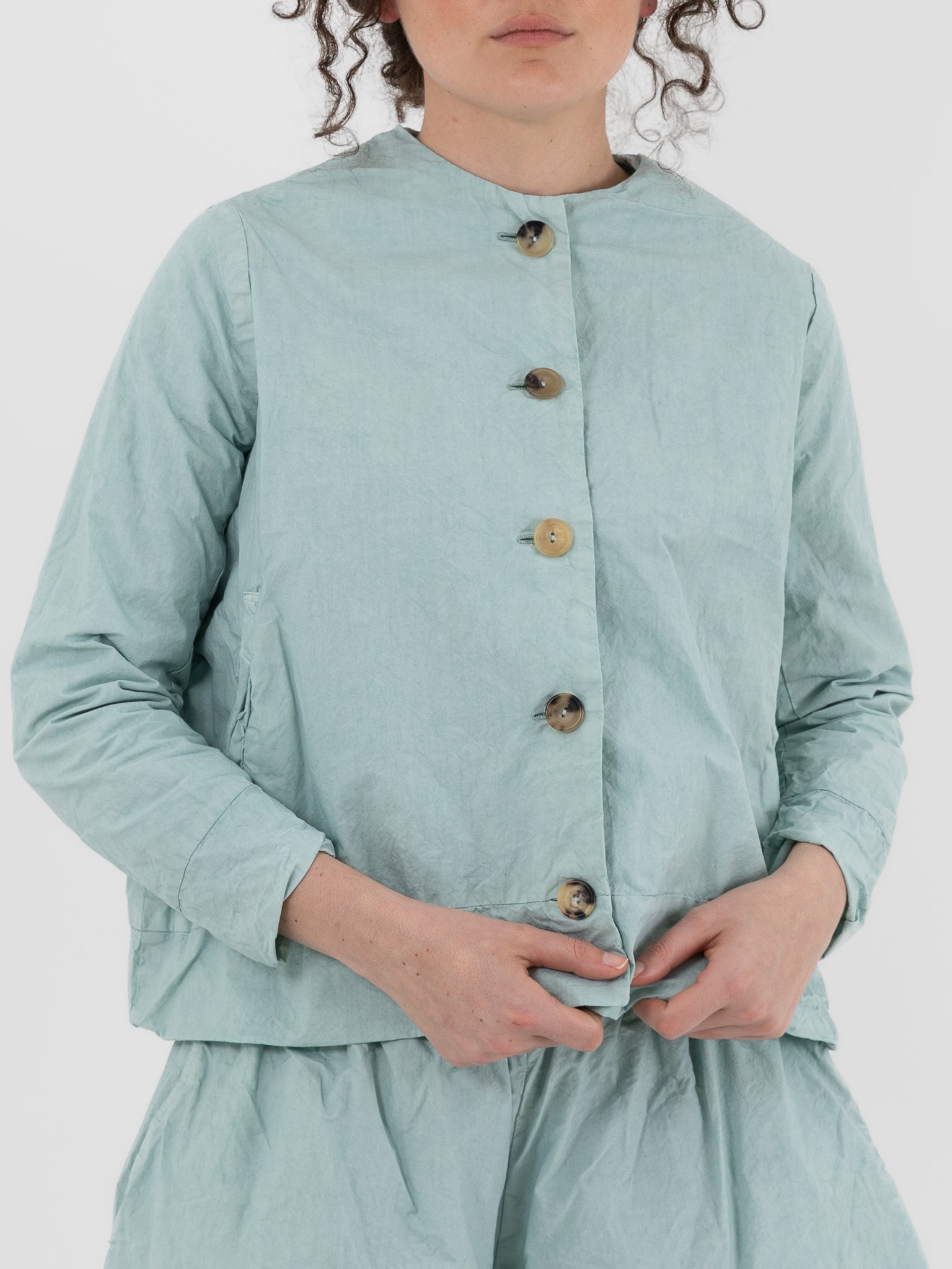 Ricorrrobe Mnl Jacket in Aqua Quartz - RICORRROBE at Worthwhile - shop JACKET
