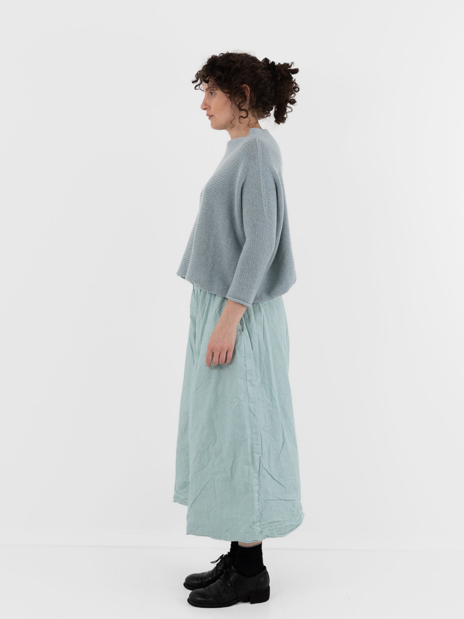 Ricorrrobe Hazel Sweater in Aqua Quartz - RICORRROBE at Worthwhile - shop SWEATER