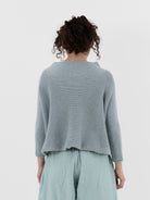Ricorrrobe Hazel Sweater in Aqua Quartz - RICORRROBE at Worthwhile - shop SWEATER