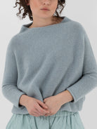 Ricorrrobe Hazel Sweater in Aqua Quartz - RICORRROBE at Worthwhile - shop SWEATER