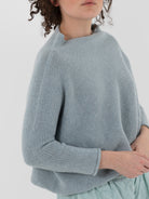 Ricorrrobe Hazel Sweater in Aqua Quartz - RICORRROBE at Worthwhile - shop SWEATER
