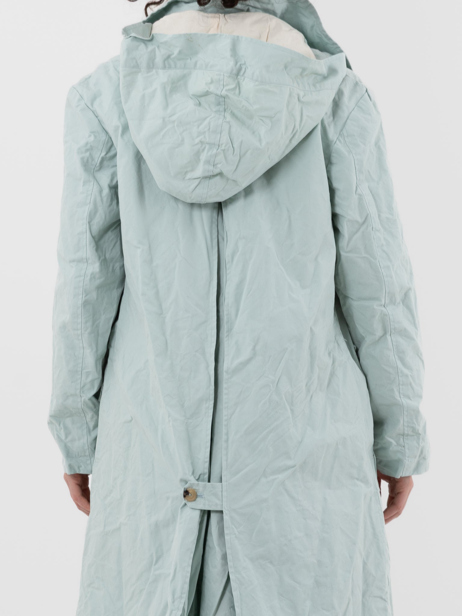 Ricorrrobe Rain Coat in Aqua Quartz - RICORRROBE at Worthwhile - shop COAT