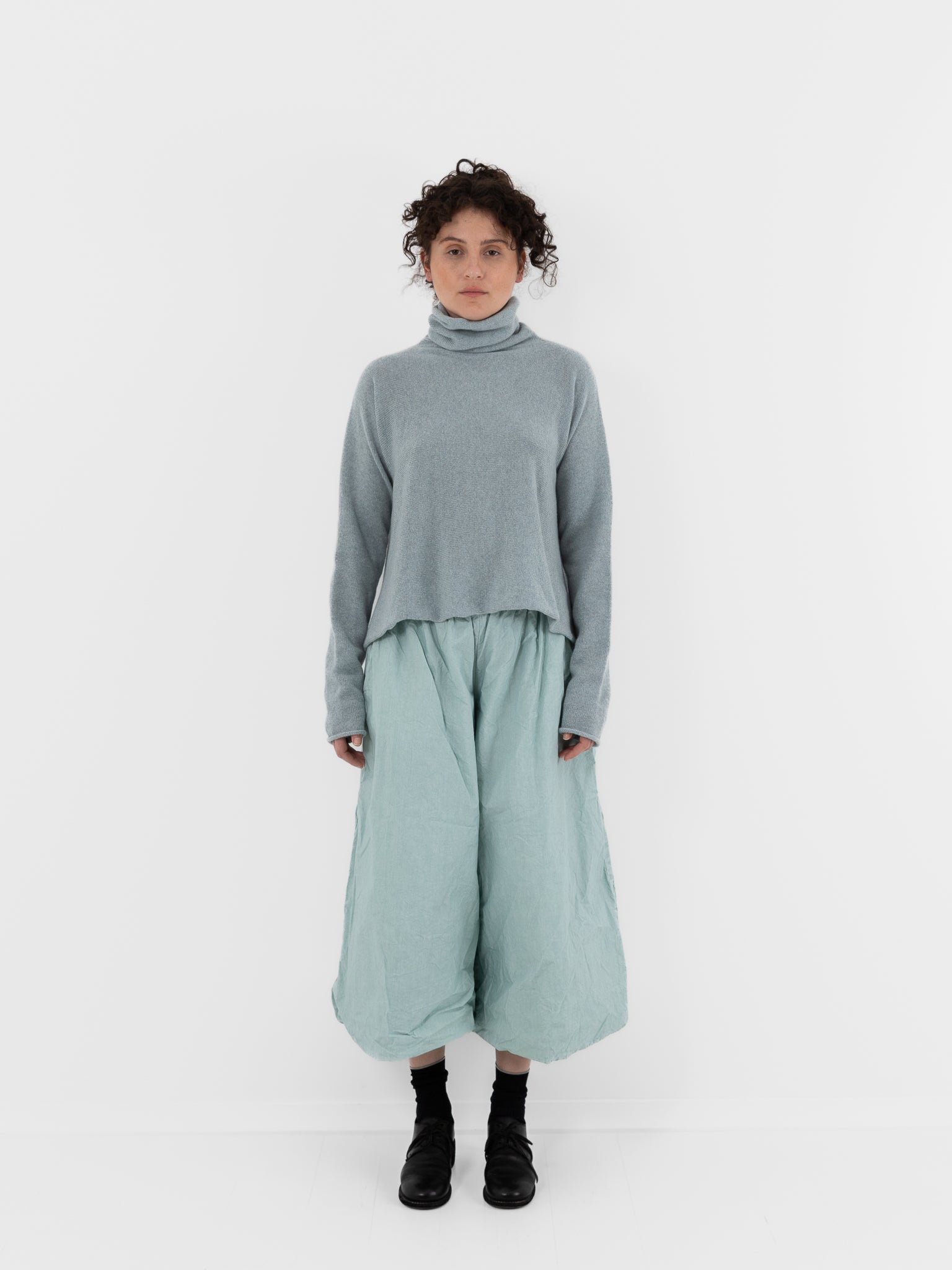 Ricorrrobe Juniper Sweater in Aqua Quartz - RICORRROBE at Worthwhile - shop CARDIGAN