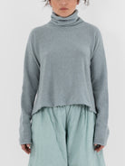 Ricorrrobe Juniper Sweater in Aqua Quartz - RICORRROBE at Worthwhile - shop CARDIGAN