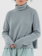 Ricorrrobe Juniper Sweater in Aqua Quartz - RICORRROBE at Worthwhile - shop CARDIGAN