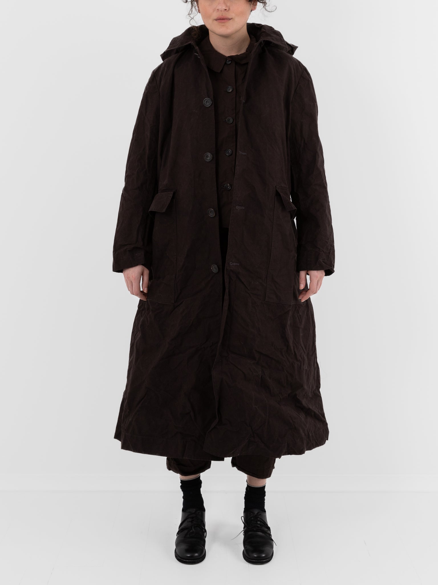 Ricorrrobe Rain Coat in Smokey Quartz - RICORRROBE at Worthwhile - shop COAT