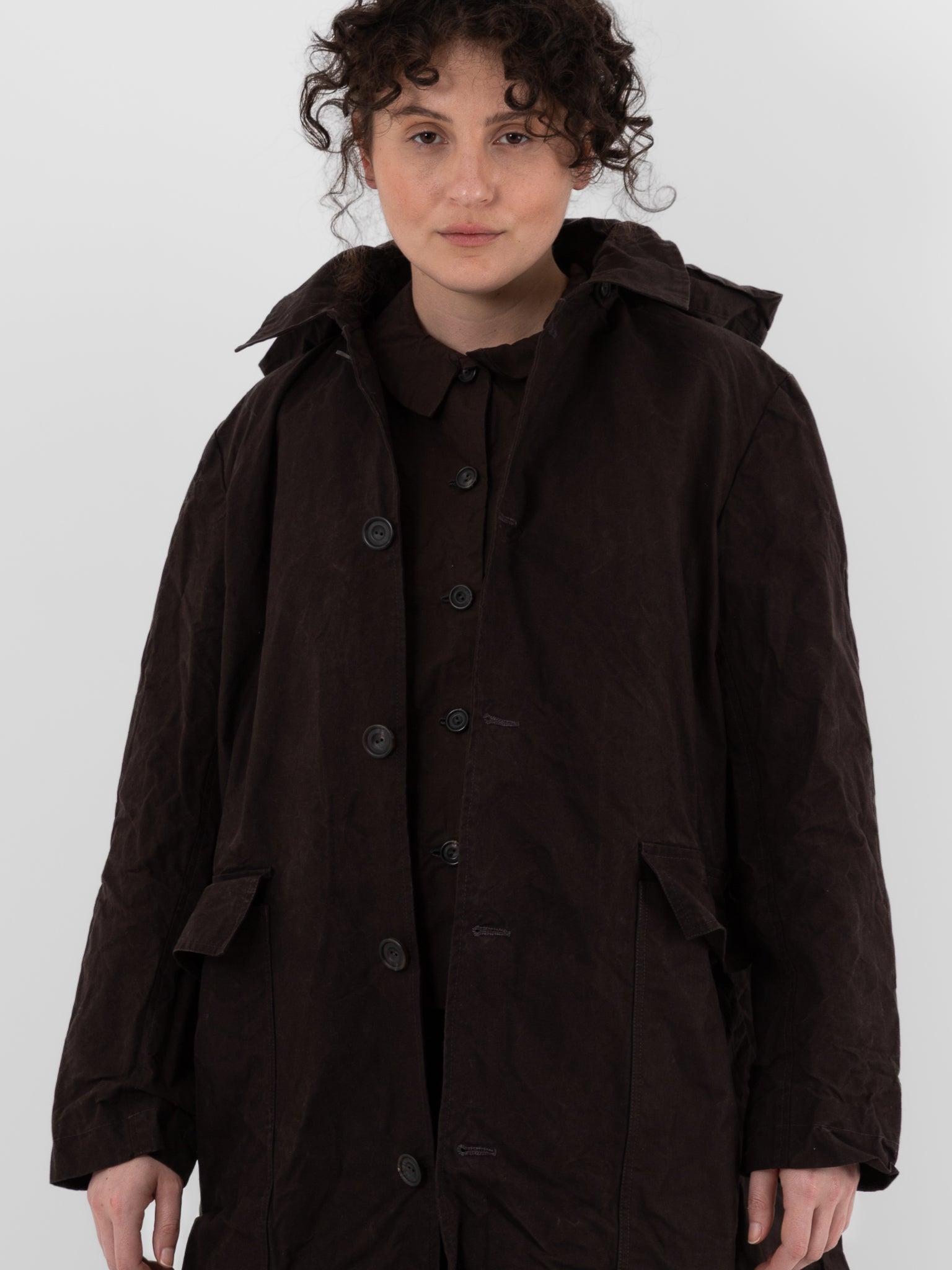 Ricorrrobe Rain Coat in Smokey Quartz - RICORRROBE at Worthwhile - shop COAT