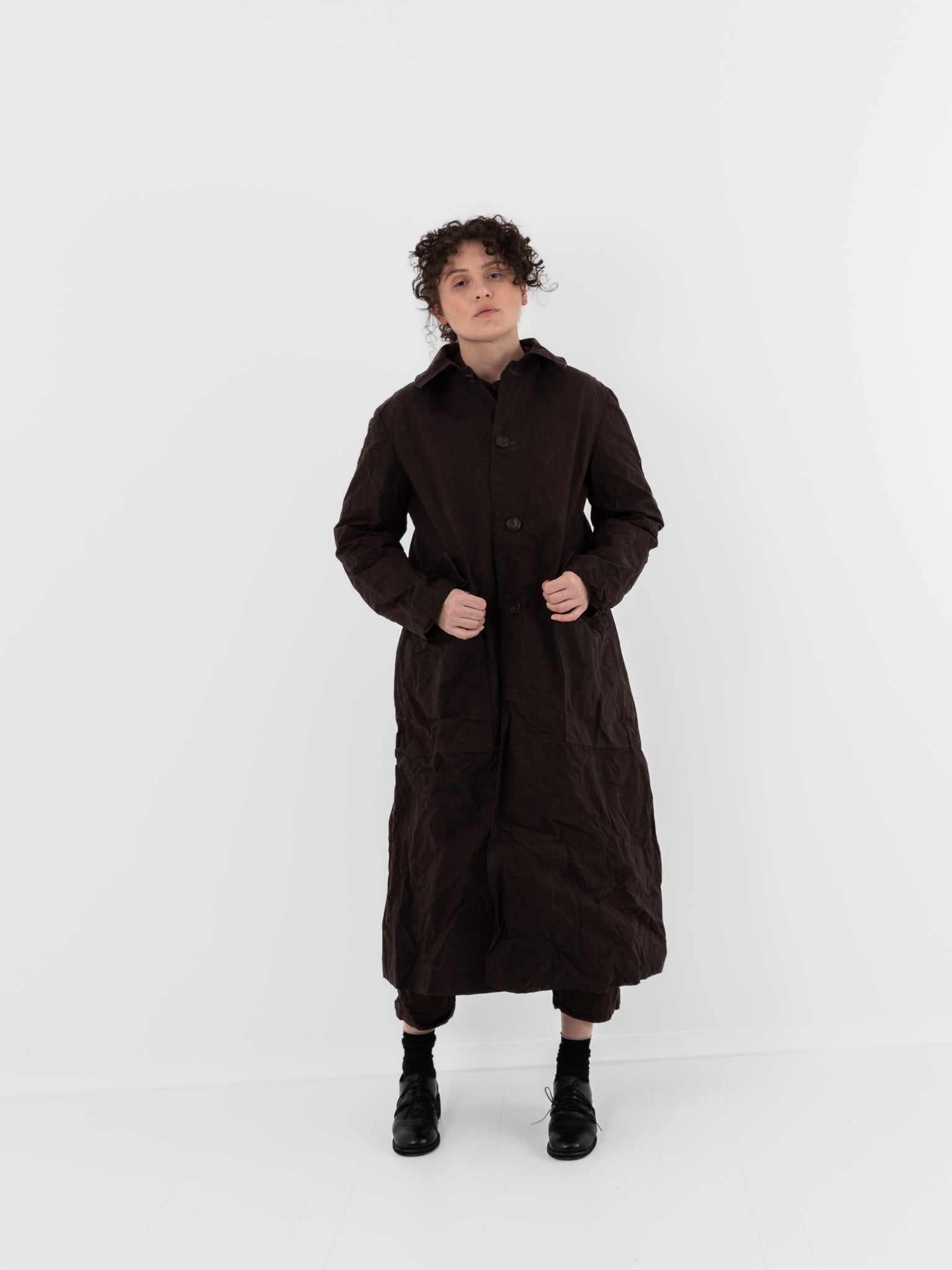 Ricorrrobe Rain Coat in Smokey Quartz - RICORRROBE at Worthwhile - shop COAT