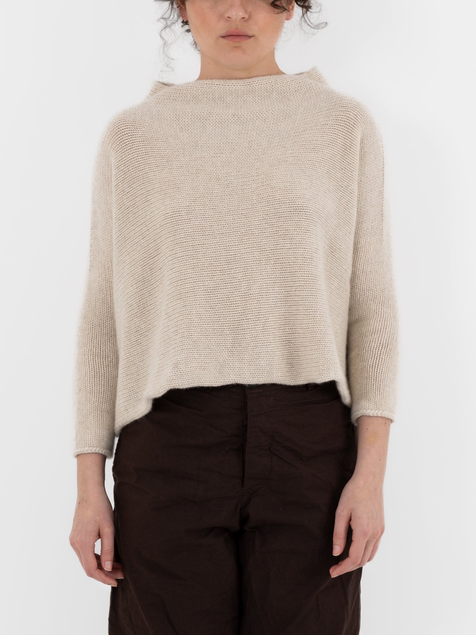 Ricorrrobe Hazel Sweater in Mother of Pearl - RICORRROBE at Worthwhile - shop SWEATER