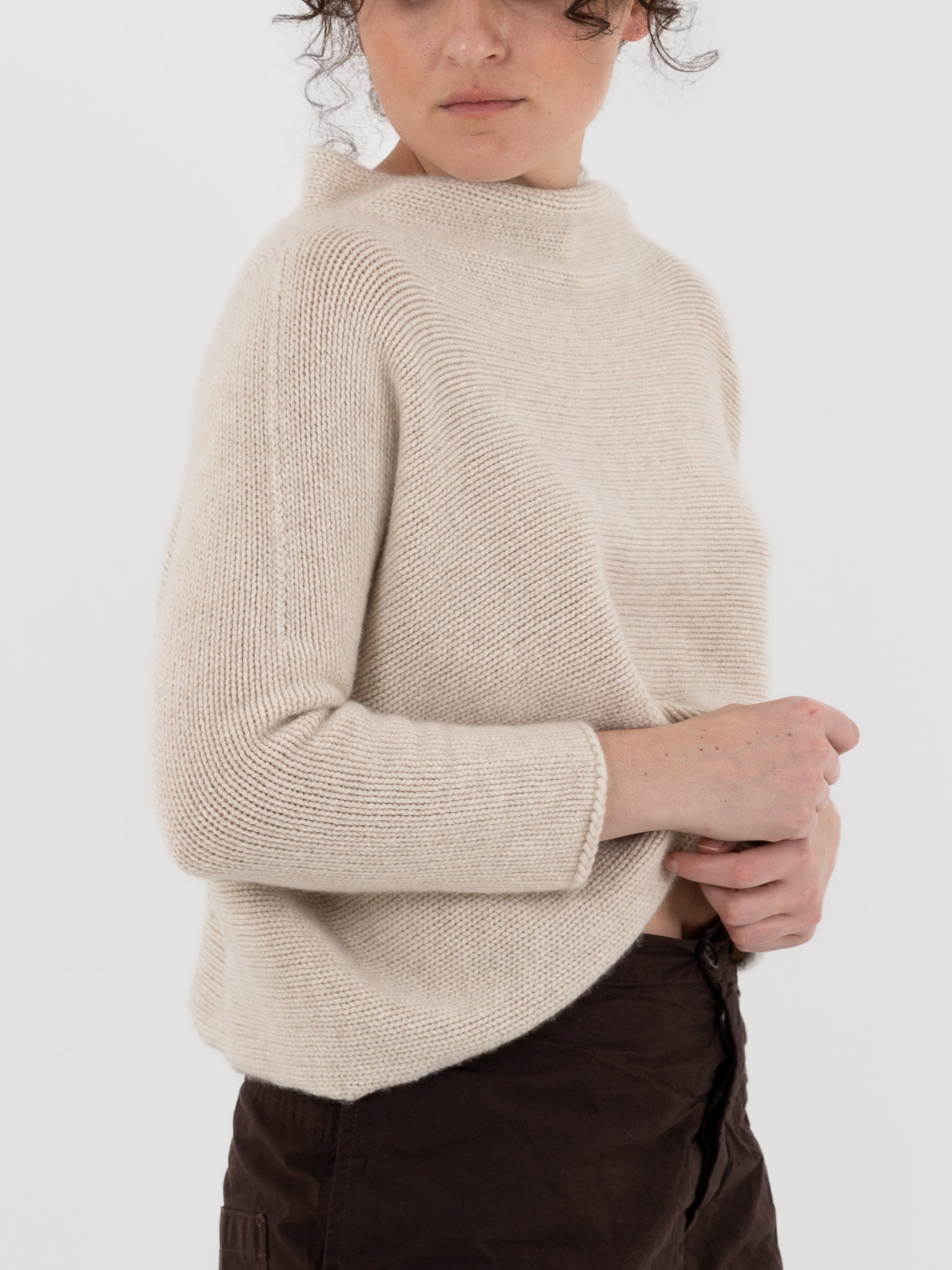 Ricorrrobe Hazel Sweater in Mother of Pearl - RICORRROBE at Worthwhile - shop SWEATER