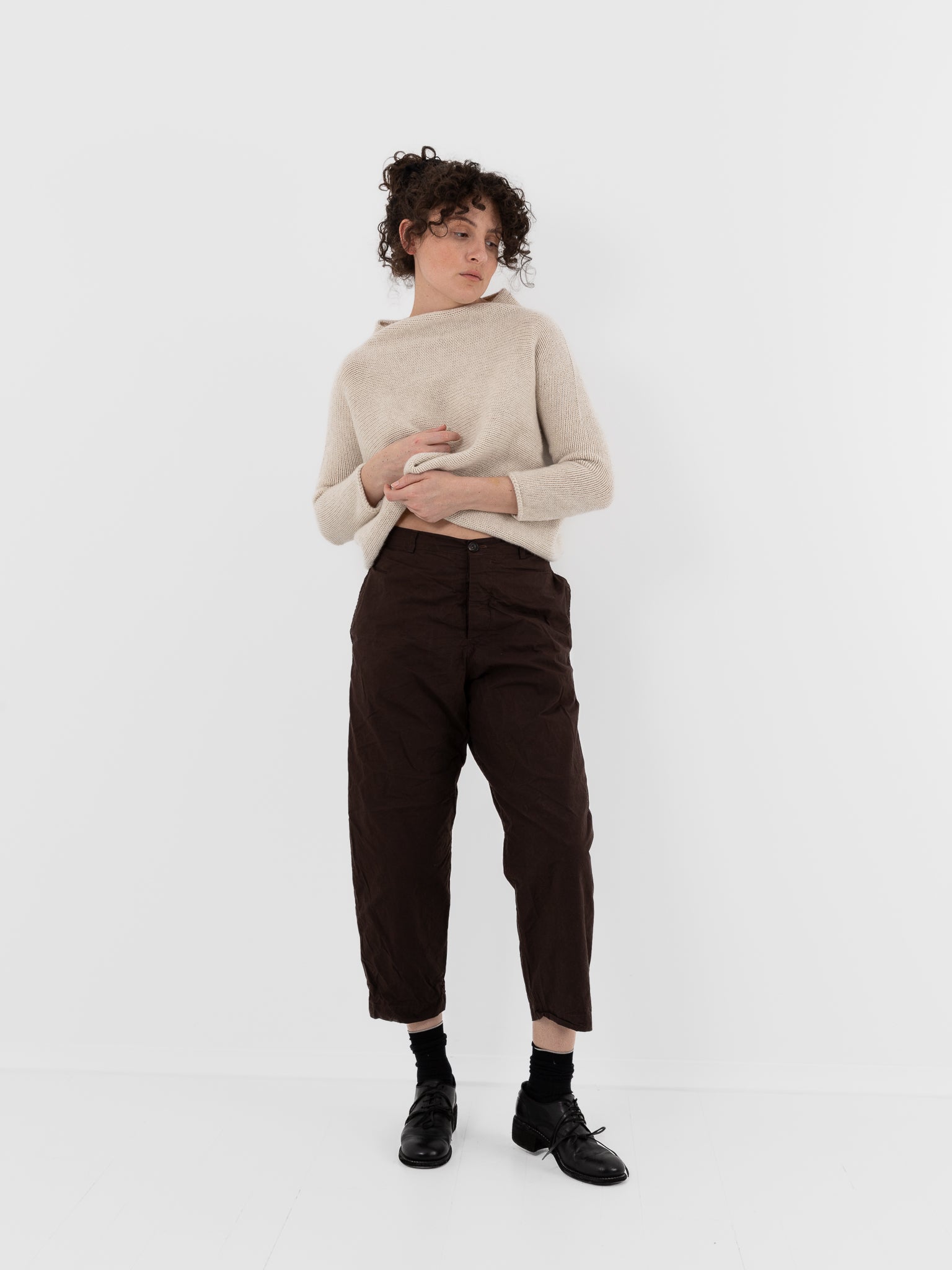 Ricorrrobe Glacia Pant in Smokey Quartz - RICORRROBE at Worthwhile - shop PANT
