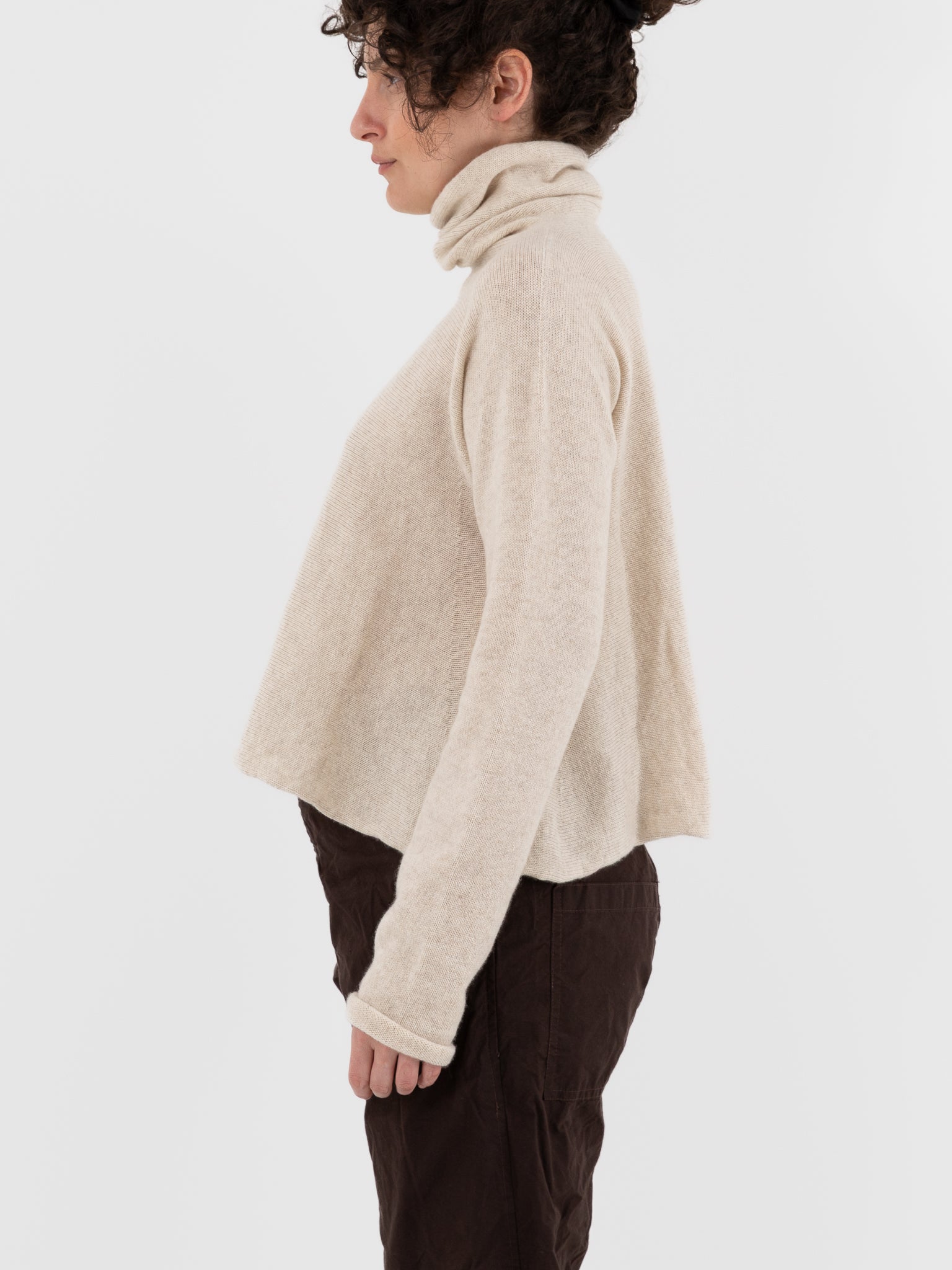 Ricorrrobe Juniper Sweater in Mother of Pearl - RICORRROBE at Worthwhile - shop CARDIGAN