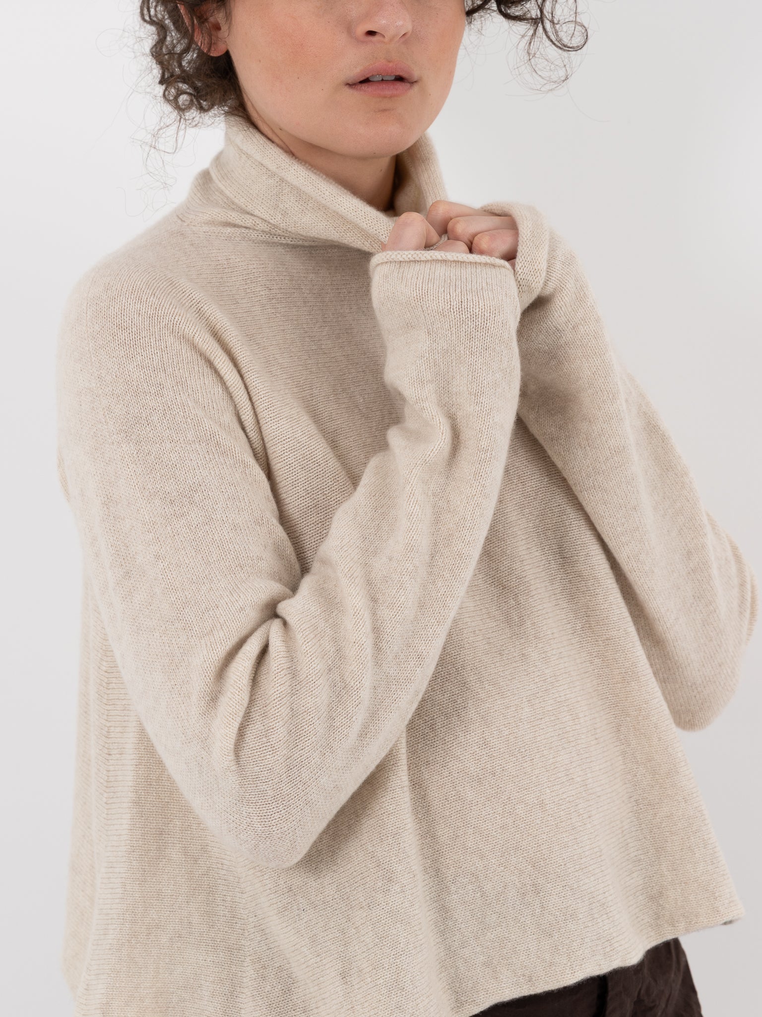 Ricorrrobe Juniper Sweater in Mother of Pearl - RICORRROBE at Worthwhile - shop CARDIGAN