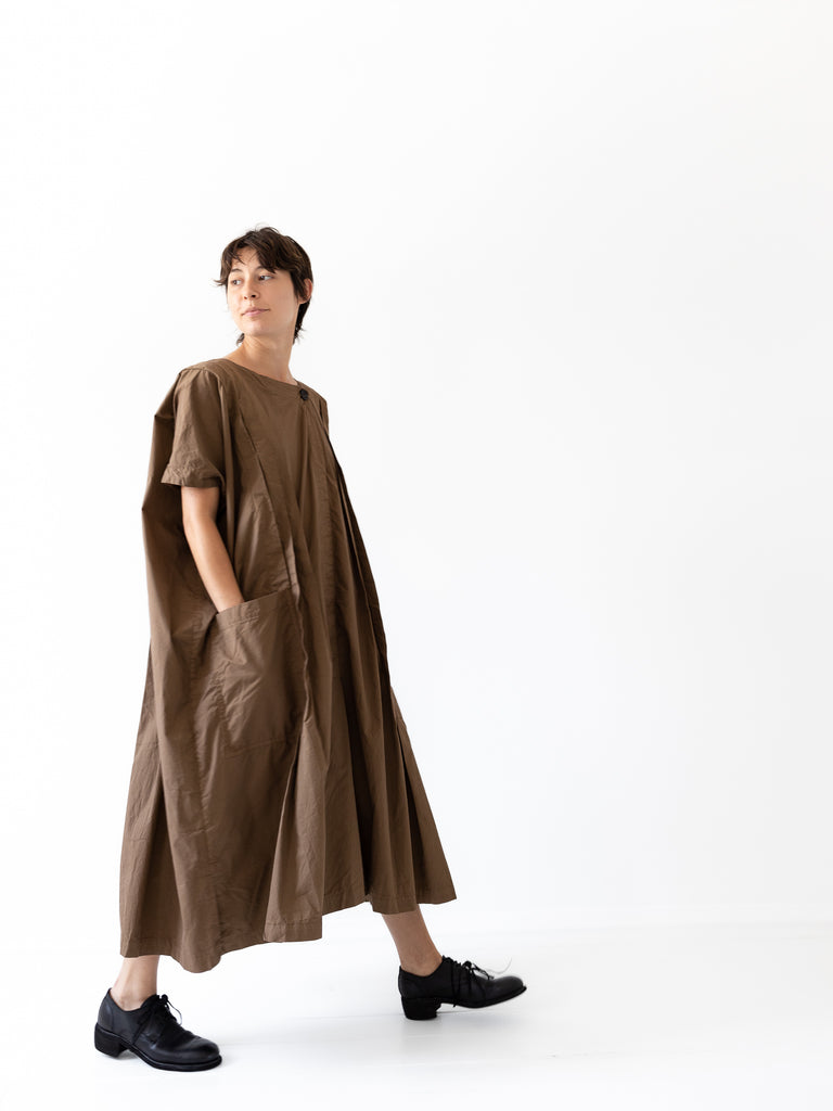 RICORRROBE - Sq Dress, Khaki - Worthwhile