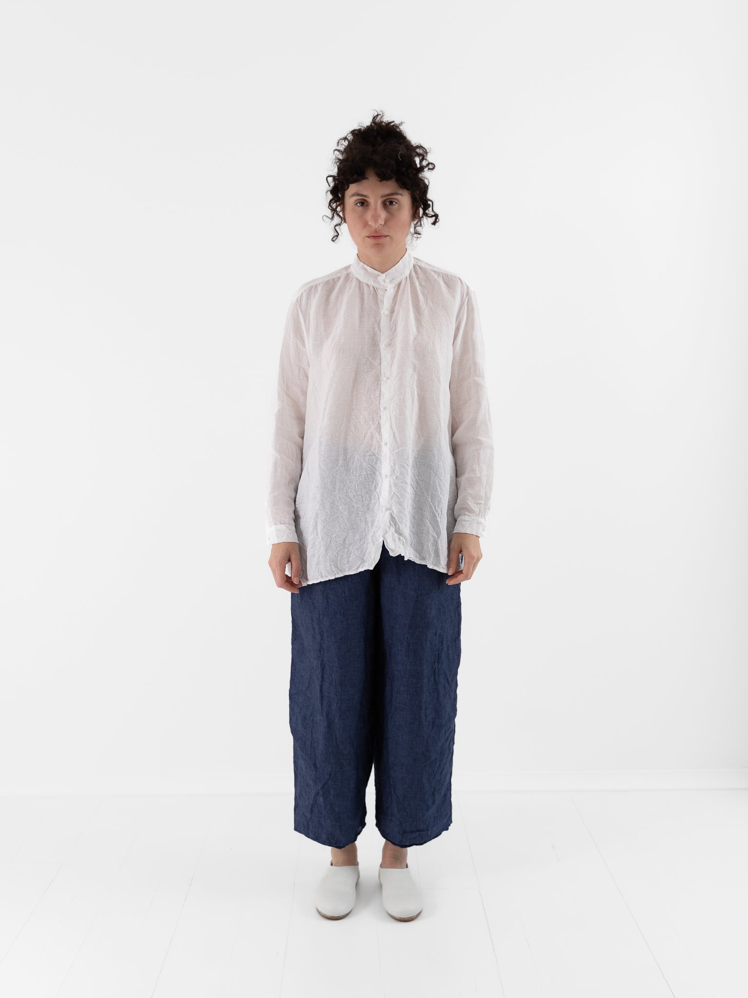 Risa Nakamura Shirt Jasmine in White - RISA NAKAMURA at Worthwhile - shop TOP
