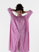 Risa Nakamura Coat in Lilac Cochineal Dye - RISA NAKAMURA at Worthwhile - shop COAT