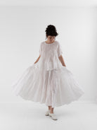Risa Nakamura Skirt Sakura in White - RISA NAKAMURA at Worthwhile - shop SKIRT