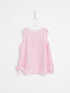 Risa Nakamura Reversible Top Sweet Pea in White & Pink - RISA NAKAMURA at Worthwhile - shop TOP