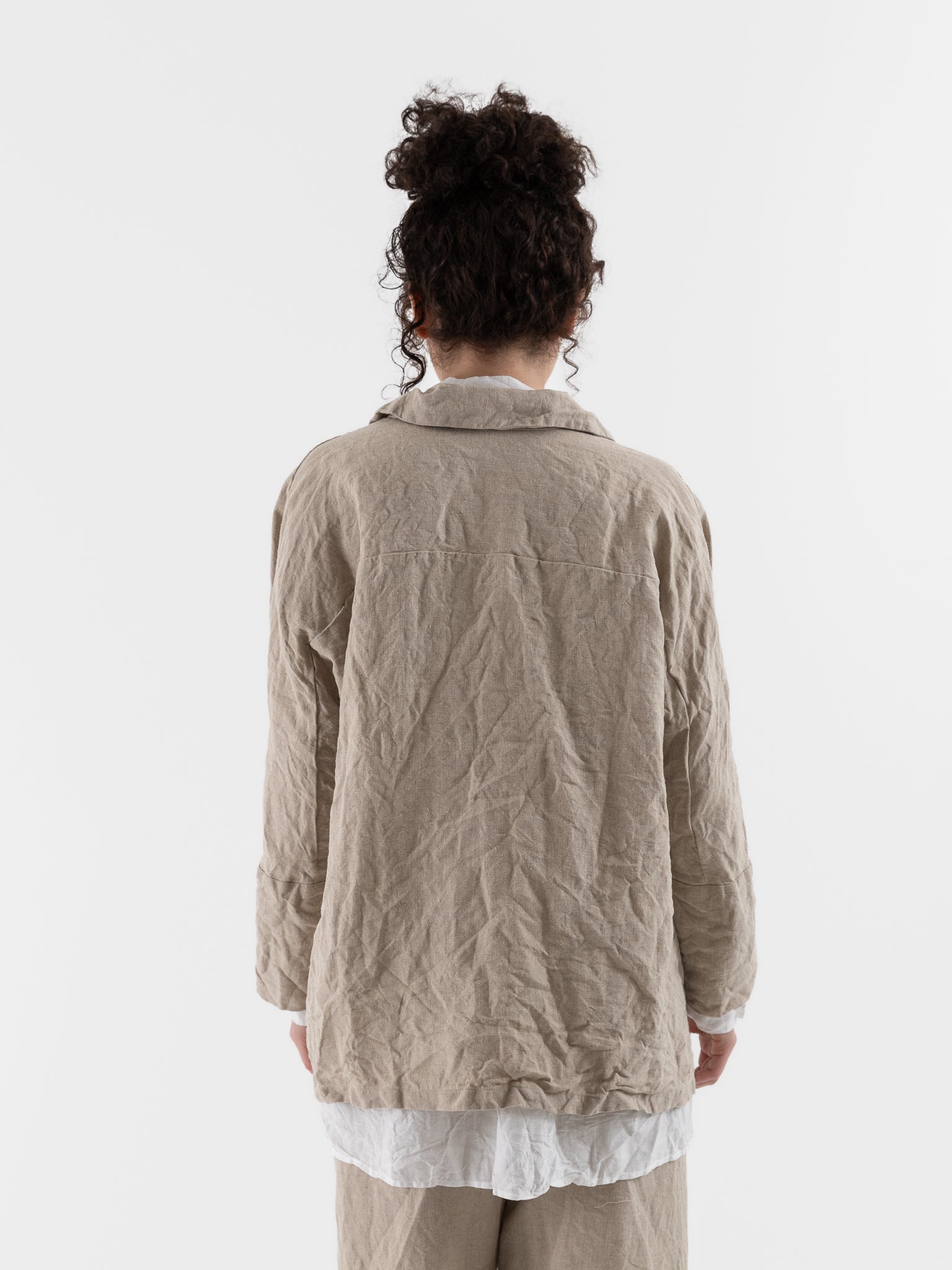 Risa Nakamura Jacket Zen in Natural - RISA NAKAMURA at Worthwhile - shop JACKET