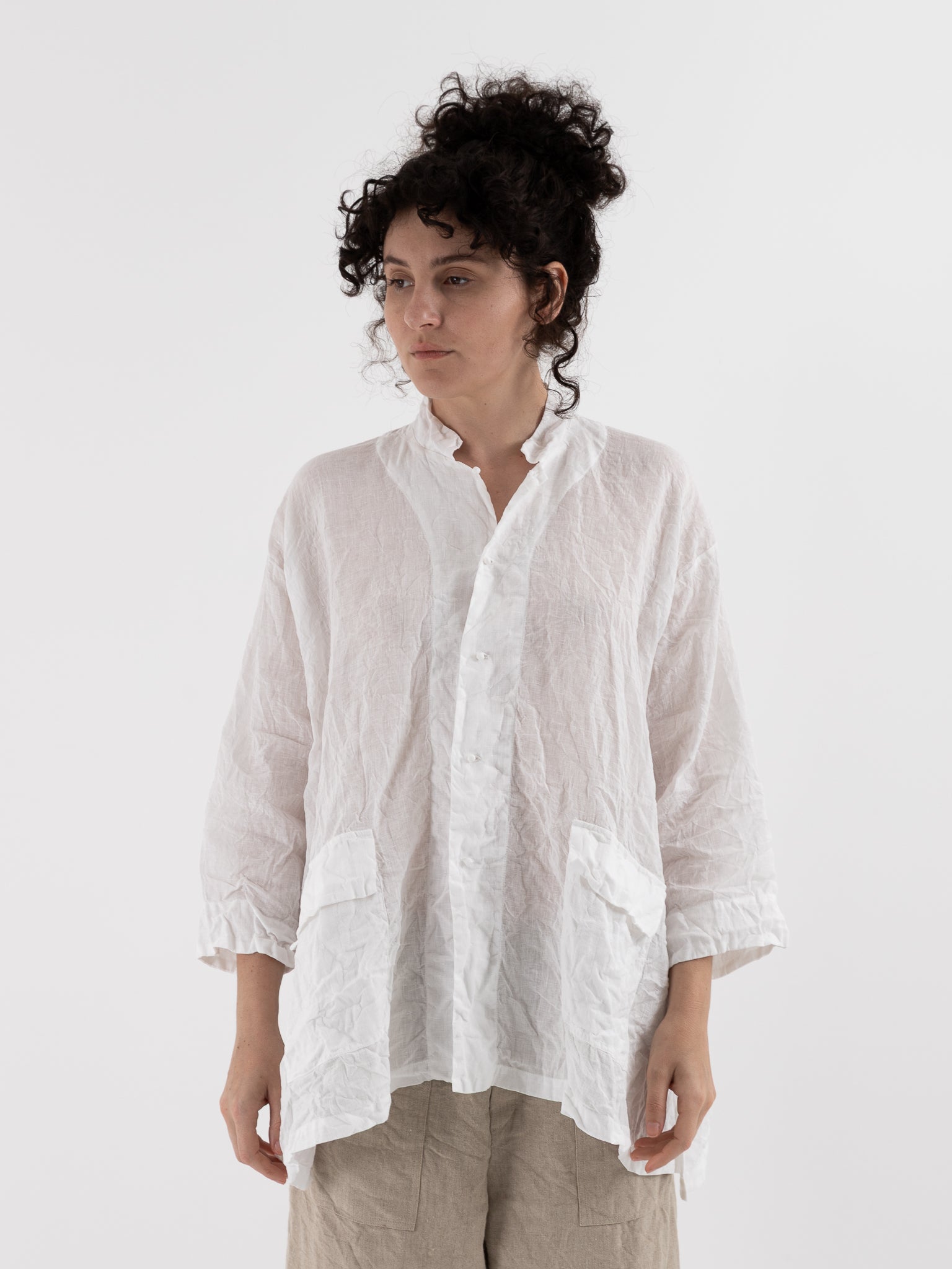 Risa Nakamura Jacket Lilac in White - RISA NAKAMURA at Worthwhile - shop JACKET