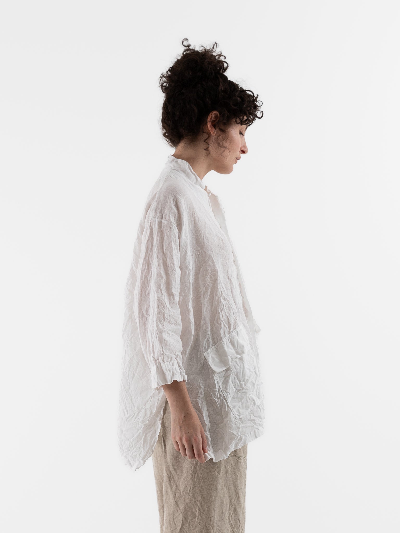 Risa Nakamura Jacket Lilac in White - RISA NAKAMURA at Worthwhile - shop JACKET