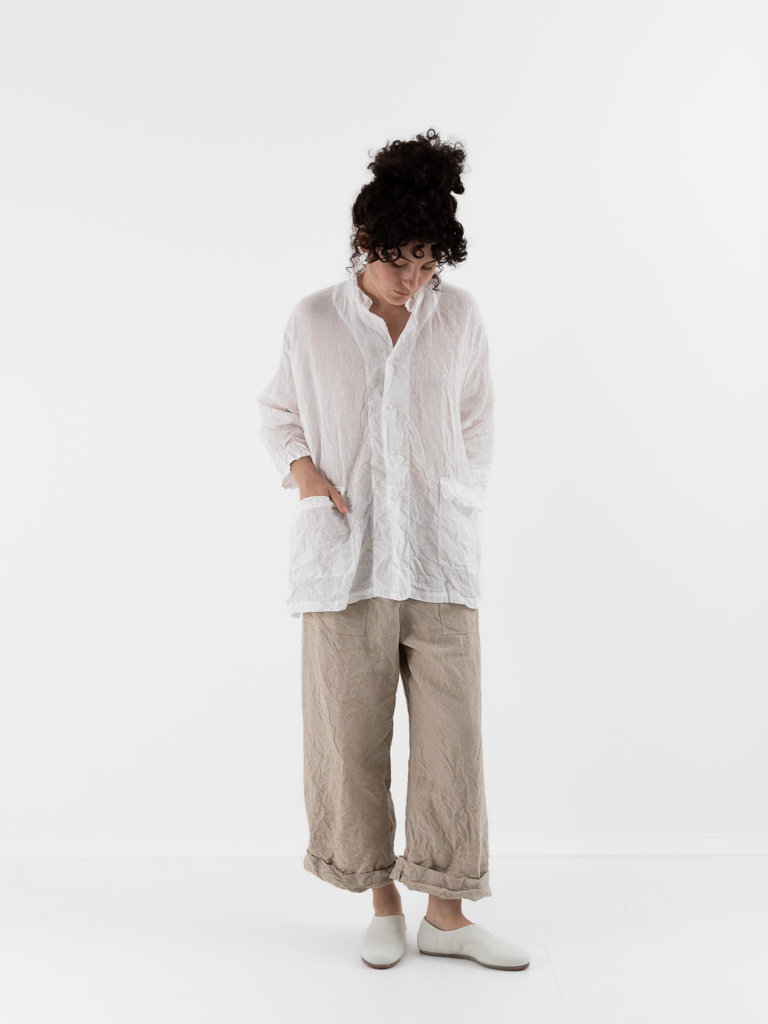 Risa Nakamura Jacket Lilac in White - RISA NAKAMURA at Worthwhile - shop JACKET