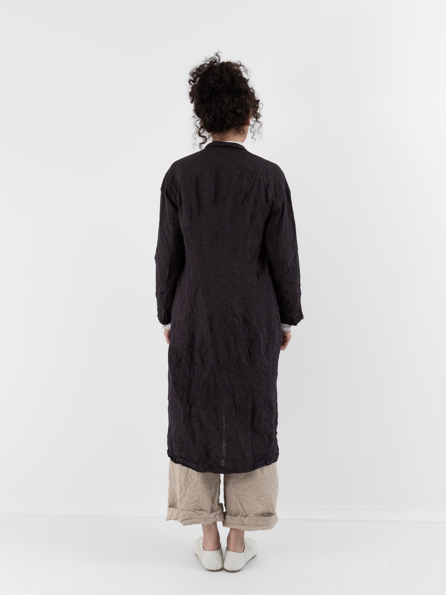 Risa Nakamura Coat Mokuren in Black - RISA NAKAMURA at Worthwhile - shop COAT