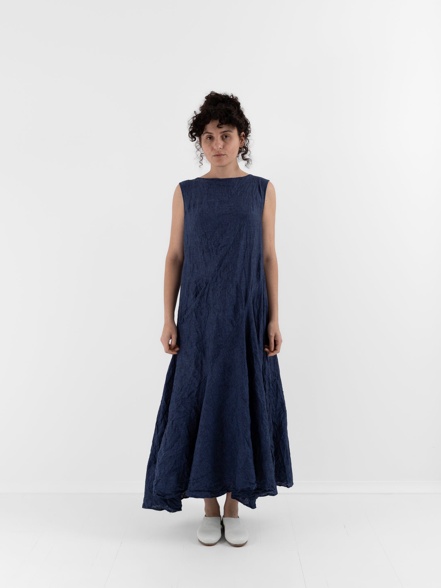 Risa Nakamura Dress Mokuren in Blue - RISA NAKAMURA at Worthwhile - shop DRESS