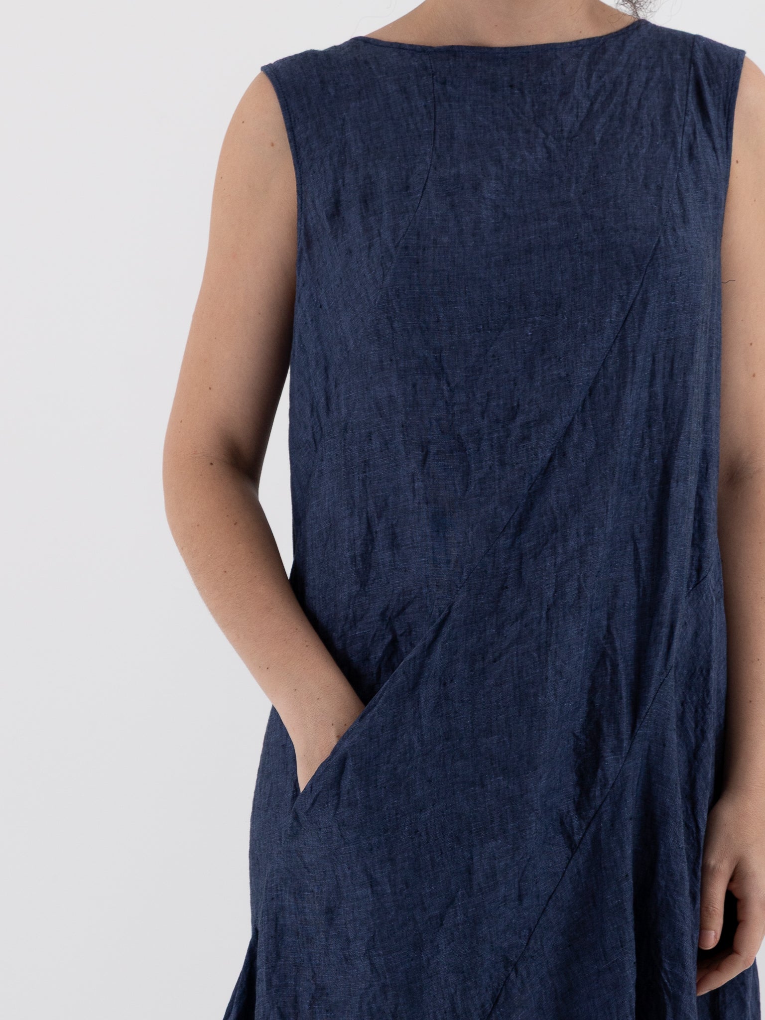 Risa Nakamura Dress Mokuren in Blue - RISA NAKAMURA at Worthwhile - shop DRESS