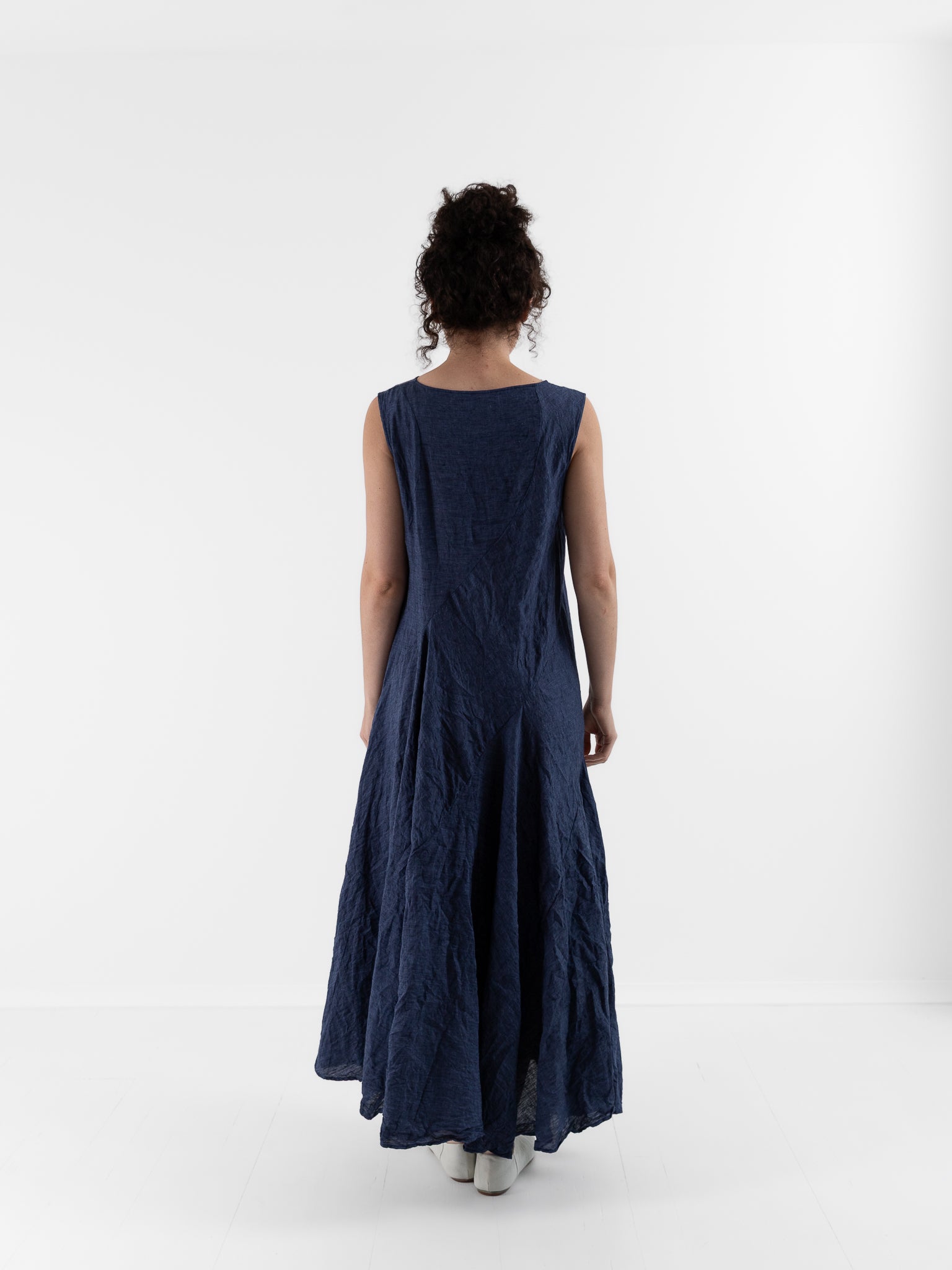 Risa Nakamura Dress Mokuren in Blue - RISA NAKAMURA at Worthwhile - shop DRESS