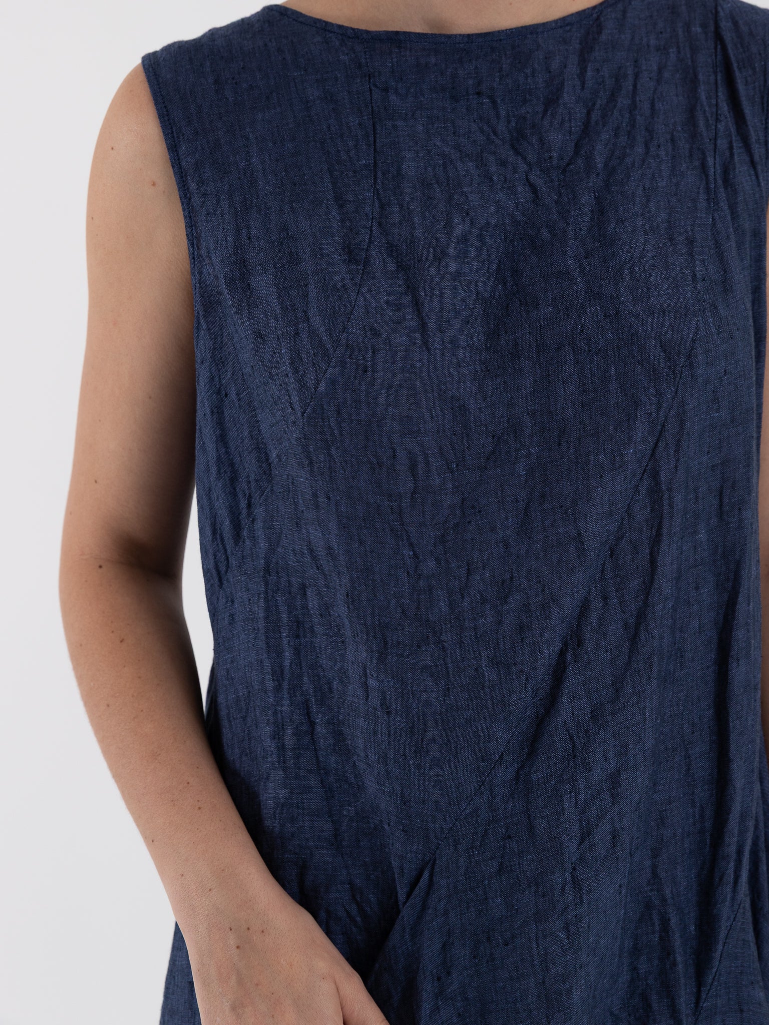 Risa Nakamura Dress Mokuren in Blue - RISA NAKAMURA at Worthwhile - shop DRESS