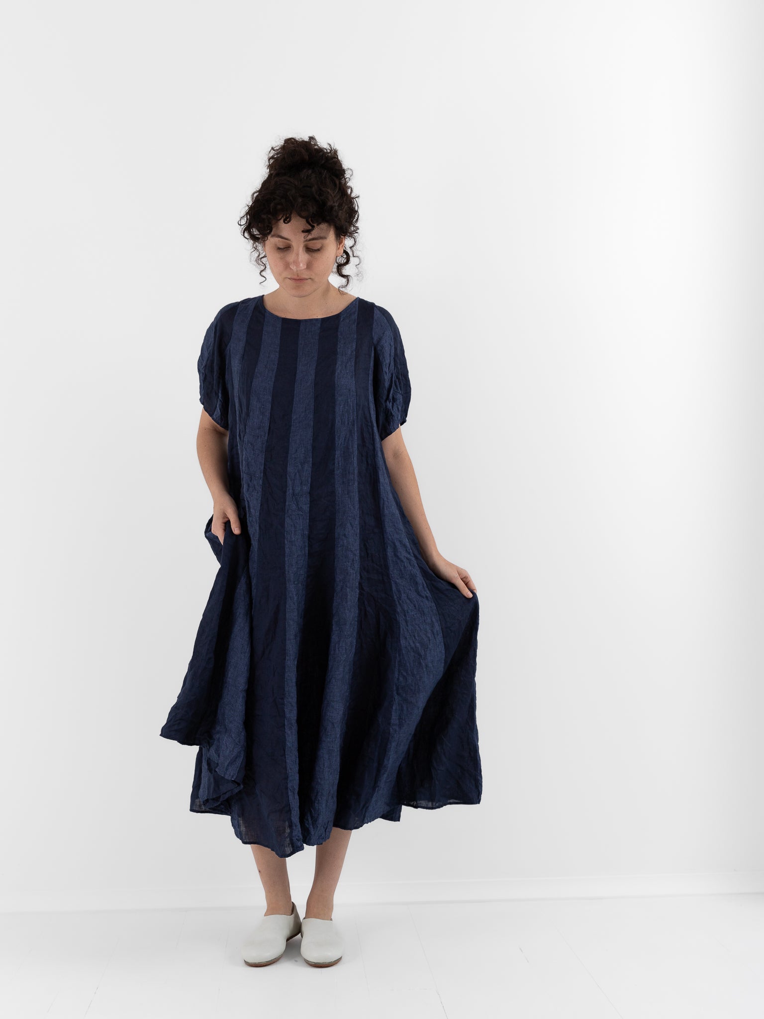Risa Nakamura Dress Suzuran in Blue - RISA NAKAMURA at Worthwhile - shop DRESS