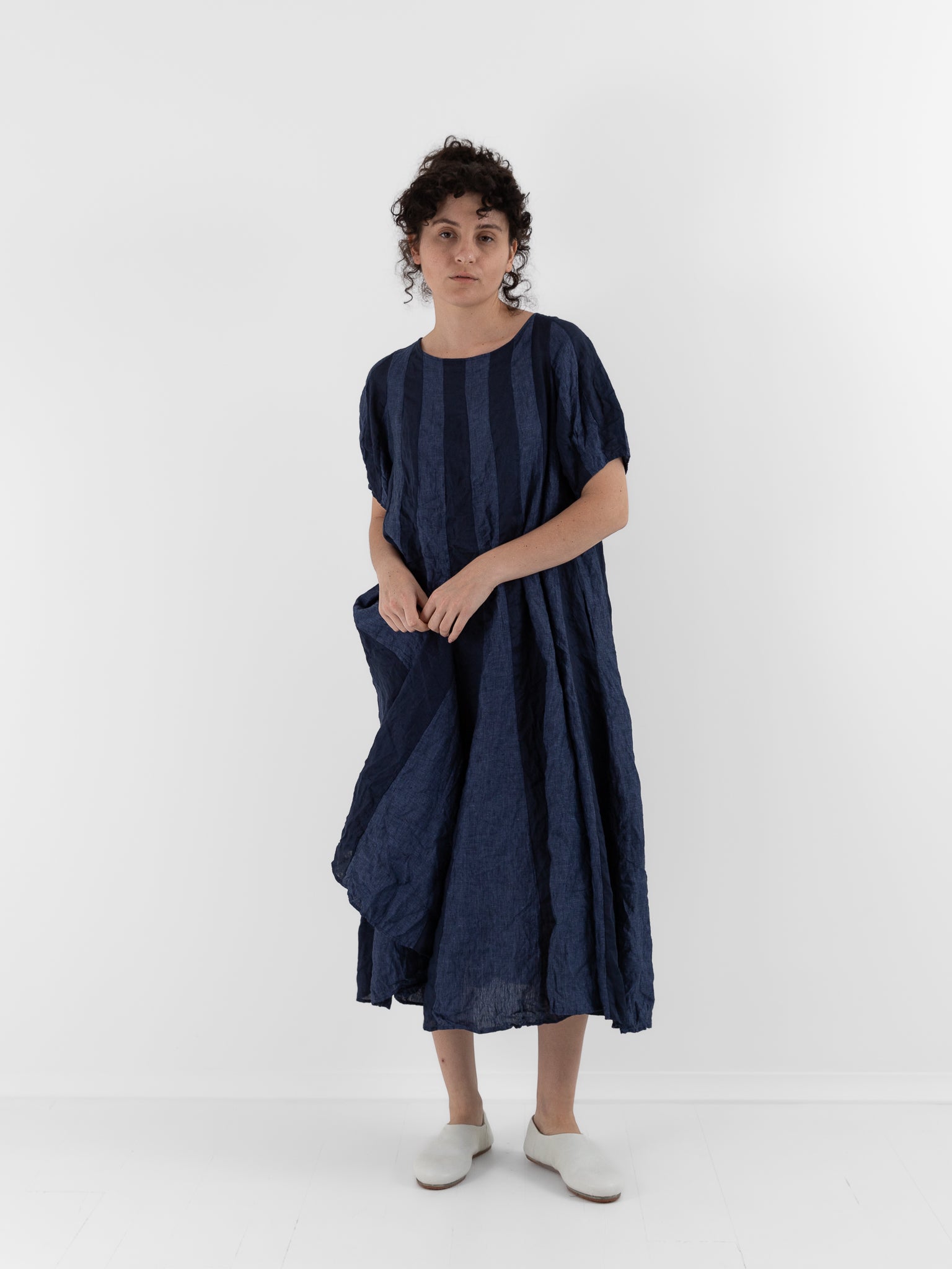 Risa Nakamura Dress Suzuran in Blue - RISA NAKAMURA at Worthwhile - shop DRESS