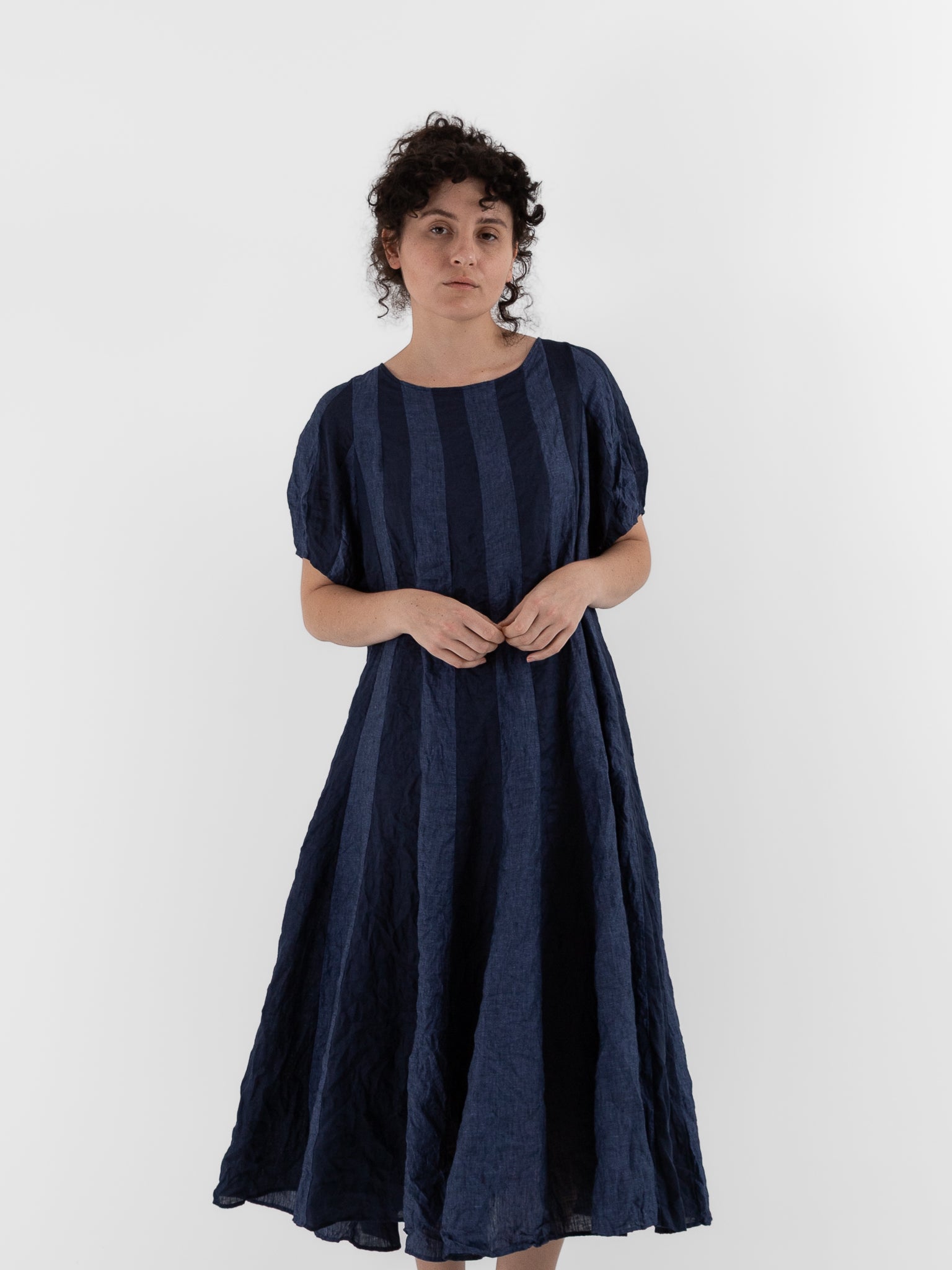 Risa Nakamura Dress Suzuran in Blue - RISA NAKAMURA at Worthwhile - shop DRESS