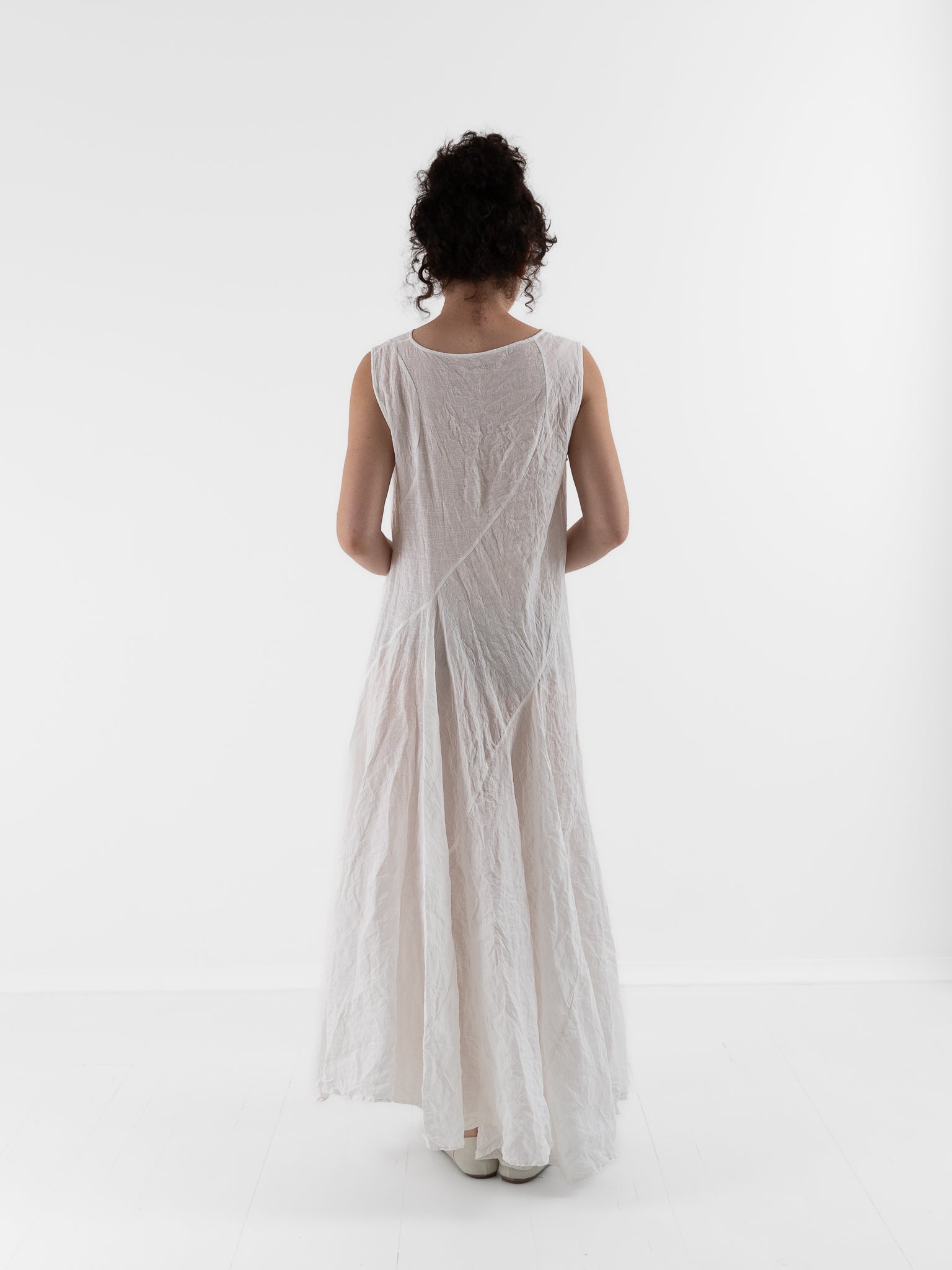 Risa Nakamura Dress Mokuren in White - RISA NAKAMURA at Worthwhile - shop DRESS