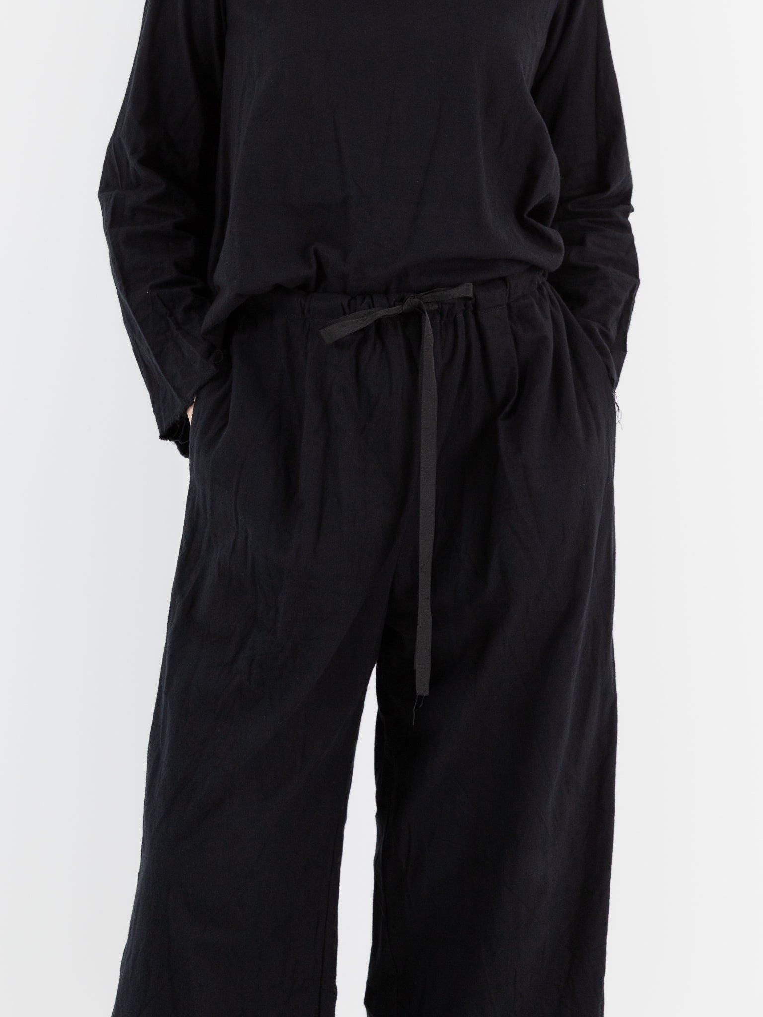 SCHA Wide Leg Pants in Black - Worthwhile