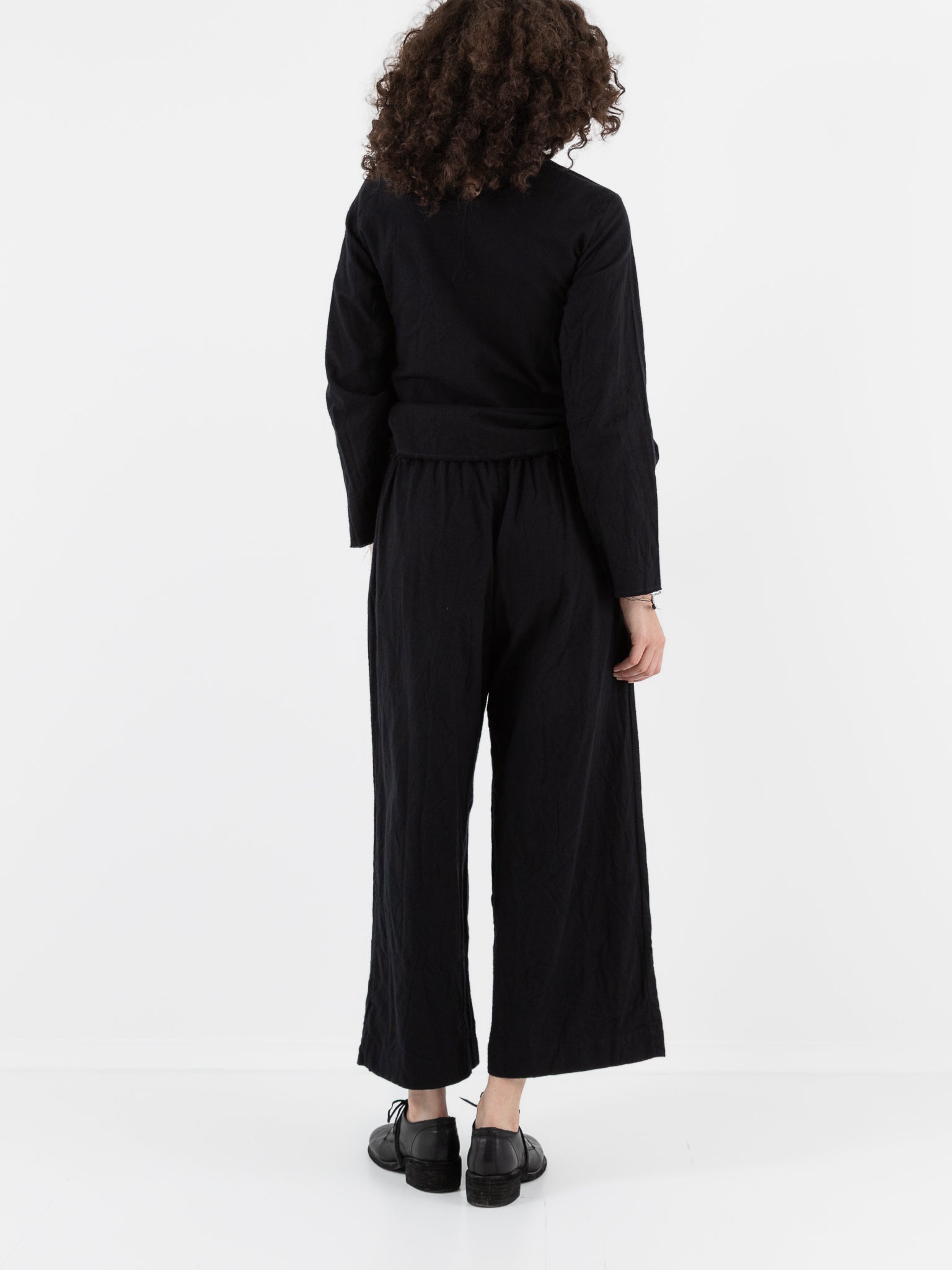 SCHA Wide Leg Pants in Black - Worthwhile