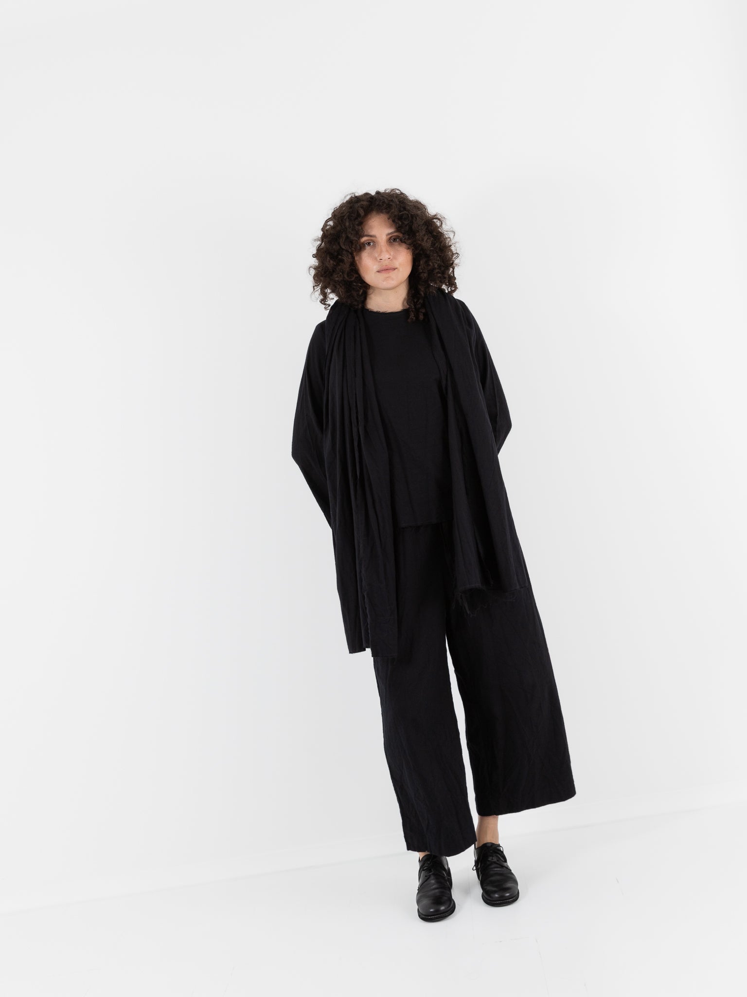 SCHA Casablanca Big Scarf in Black - Worthwhile
