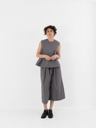 SCHA Sleeveless Top in Charcoal Grey - SCHA at Worthwhile - shop TOP