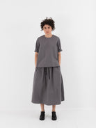 SCHA Half Sleeve Top in Charcoal Grey - SCHA at Worthwhile - shop TOP