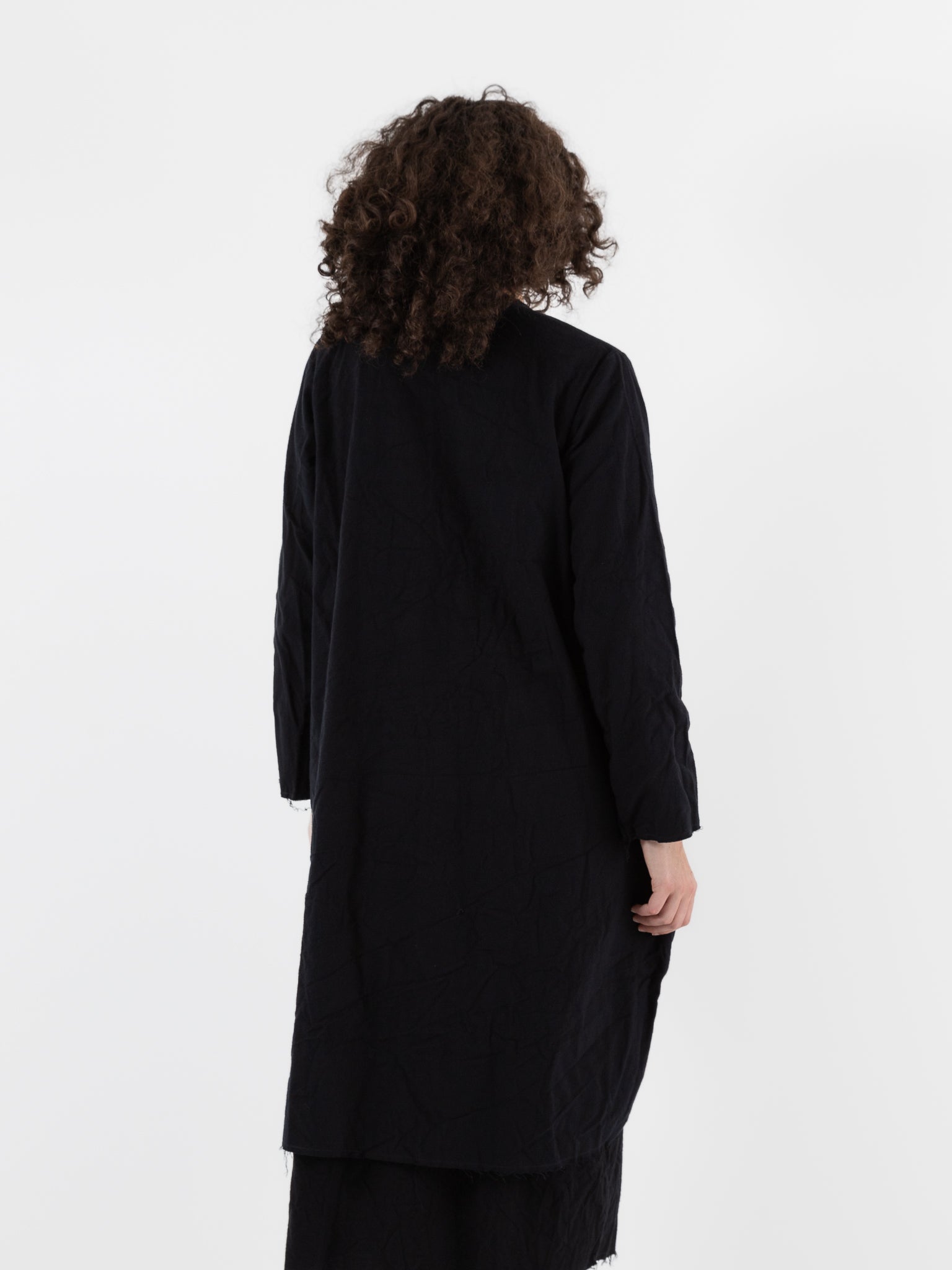 SCHA Cosy Coat in Black - Worthwhile