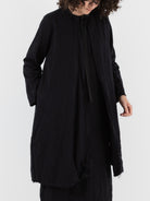 SCHA Cosy Coat in Black - Worthwhile