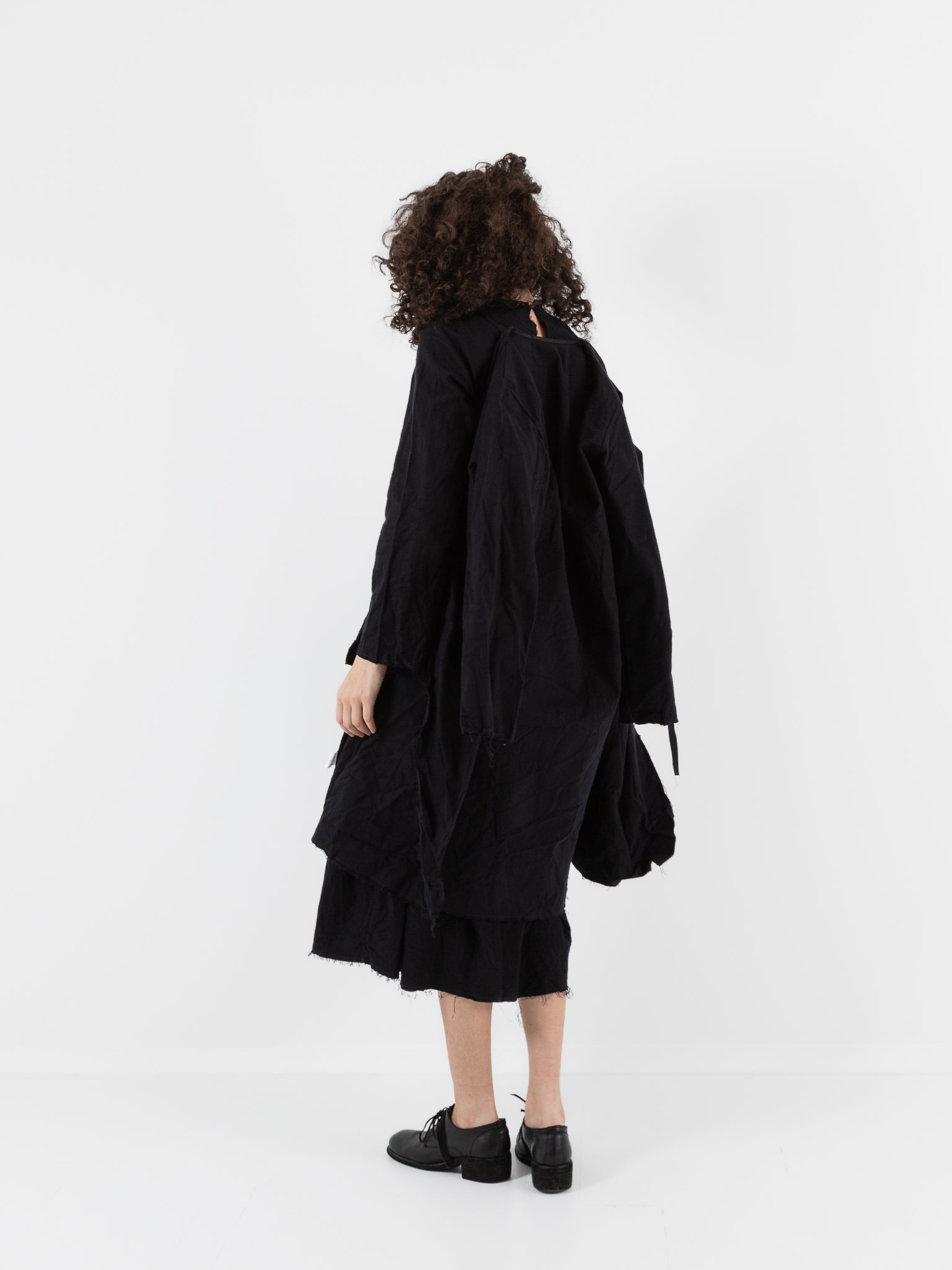 SCHA Cosy Coat in Black - Worthwhile