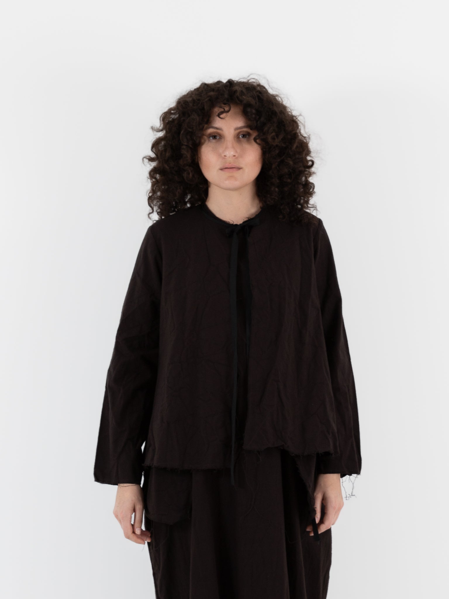 SCHA Cosy Jacket in Bitter Chocolate - Worthwhile