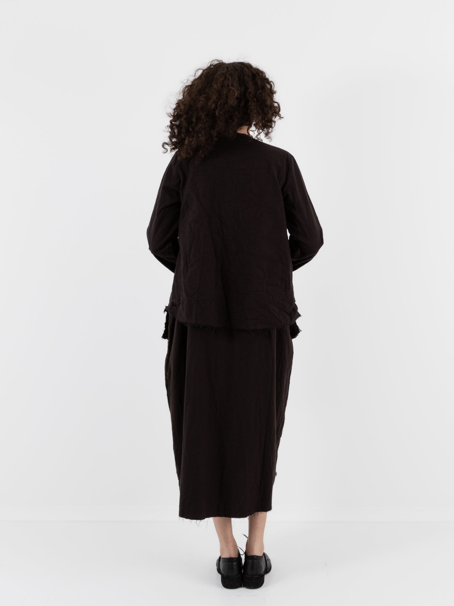 SCHA Cosy Jacket in Bitter Chocolate - Worthwhile